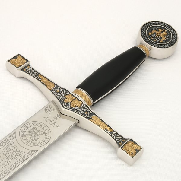 VAH 419 Schwert Excalibur mit Brandprägung 50 cm 