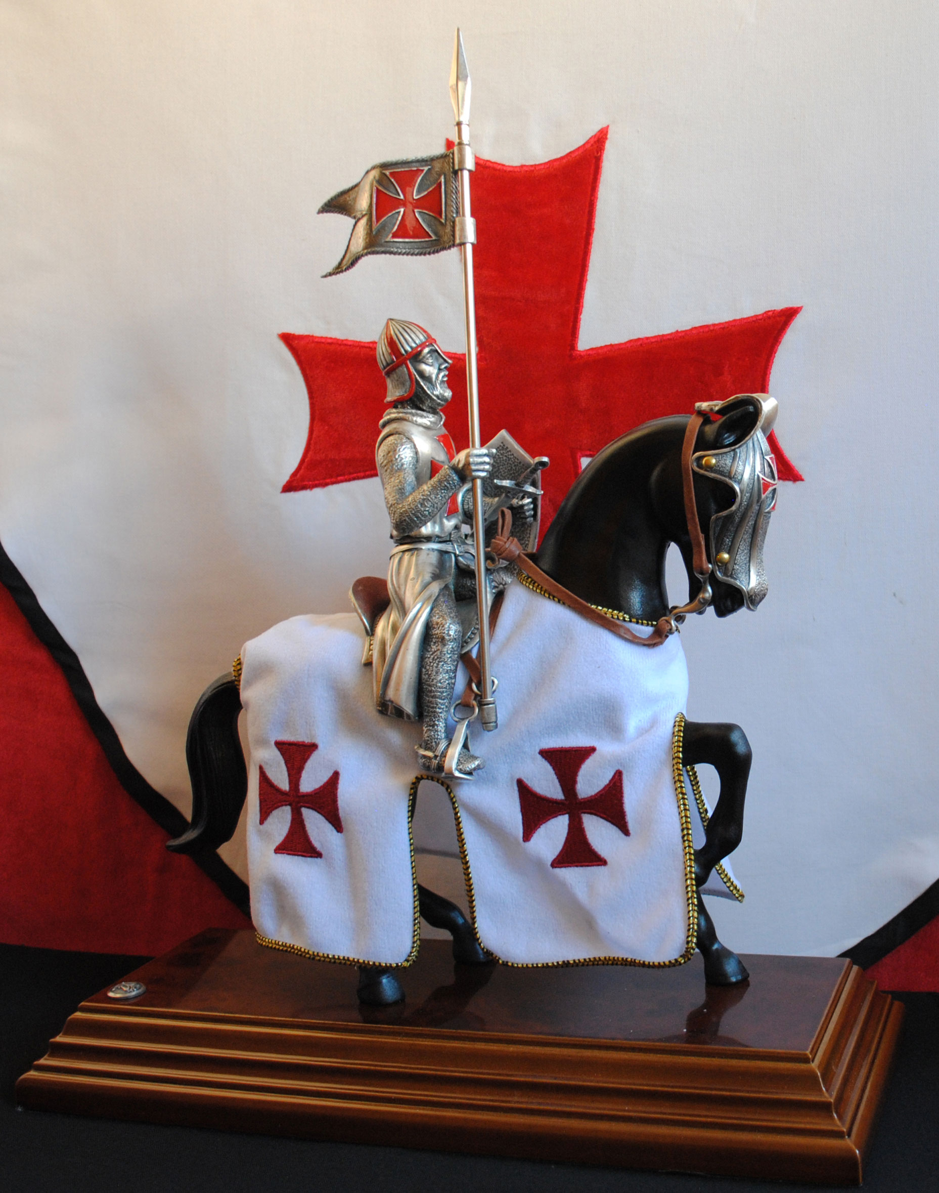 Caballero Templario Armadura a caballo Marto 